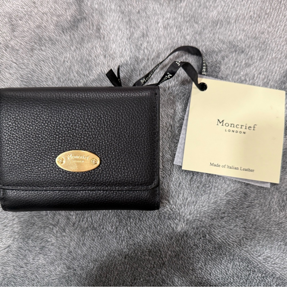 Moncrief London Black Leather Wallet